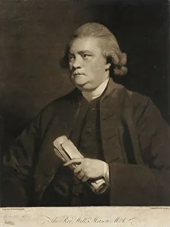 Reverend Prints: Portrait of Rev. William Mason, 1779. Creator: William Doughty