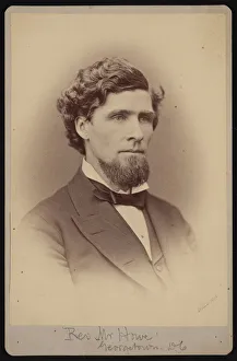 Sm Fassett Prints: Portrait of Reverend Howe, Between 1876 and 1880. Creator: Samuel Montague Fassett