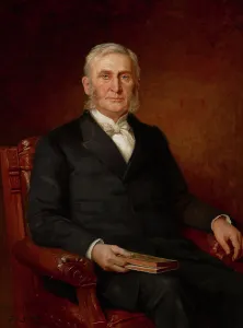Reverend Prints: Portrait of Reverend Nathaniel A. Hyde, 1893. Creator: Theodore Clement Steele