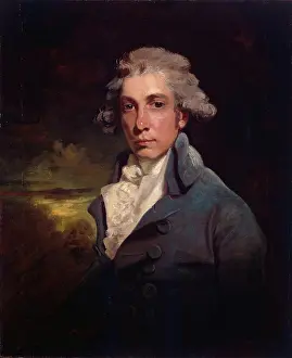 Irish Prints: Portrait of Richard Brinsley Sheridan (1751-1816), 1790. Creator: John Hoppner