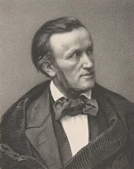 Portrait of Richard Wagner, 19th century. Creator: Unknown