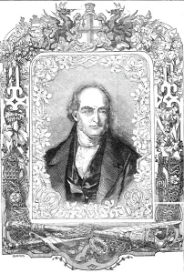 Fishmongers Company Prints: Portrait of the Right Hon. Michael Gibbs, Lord Mayor, 1844. Creator: Henry Anelay