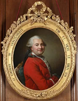 Auvergne Collection: Portrait of Robert Benet de Montcarville (1698-1771), ca 1770