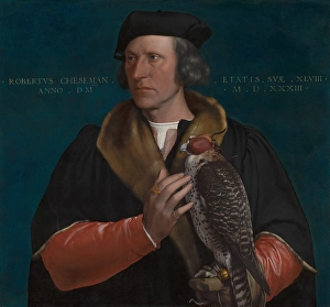 Holbein Hans Prints: Portrait of Robert Cheseman (1485-1547). Creator: Hans Holbein the Younger