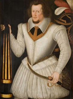 Lord Bourchier Gallery: Portrait of Robert Devereux, 2nd Earl of Essex, 1600-1700