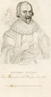 Fludd Prints: Portrait of Robert Fludd (1574-1637), 1626. Artist: Anonymous