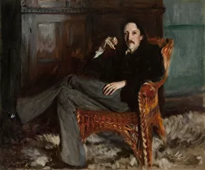 Stevenson Gallery: Portrait of Robert Louis Stevenson (1850-1894), 1887