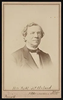 Portrait of Robert McClelland (1807-1880), 1870. Creator: Loescher & Petsch