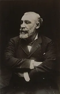 Julian Prints: Portrait of Rodolphe Julian (1839-1907), c. 1890. Creator: Anonymous