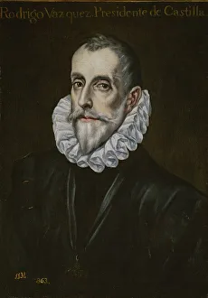 Portrait of Rodrigo Vazquez de Arce, First third of 17th cen Artist: El Greco, Dominico (1541-1614)