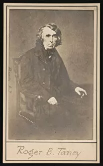 Chief Justice Collection: Portrait of Roger Brooke Taney (1777-1864), Before 1864