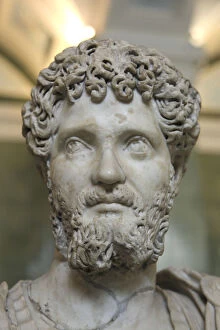Portrait of the Roman Emperor Septimius Severus, early 3rd century AD