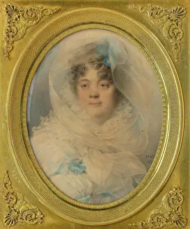 Isabey Prints: Portrait of Rosalie Dugazon (1755-1821), 1813. Creator: Isabey, Jean-Baptiste (1767-1855)