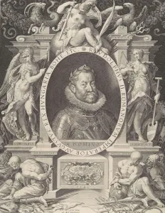 Homosexual Prints: Portrait of Rudolph II, 1603. Creator: Aegidius Sadeler II