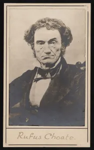 Portrait of Rufus Choate (1799-1859), Before 1859. Creator: Southworth and Hawes