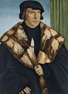 Portrait of Ruprecht Stupf. Artist: Beham, Barthel (c. 1502-1540) Portrait of Ruprecht Stupf. Artist: Beham, Barthel (c. 1502-1540)