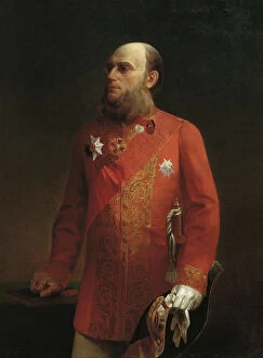 Portrait of the Russian geographer Pyotr Semenov-Tyan-Shansky, (1827-1914), 1874