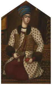 Portrait of Rustam Khan Zand. Artist: Sadiq, Muhammad (c. 1750-1800)