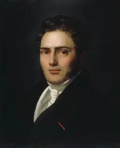 Scheffer Prints: Portrait of Saint-Amand Bazard (1791-1832), 1821. Creator: Scheffer, Henry (1798-1862)