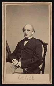 Chief Justice Collection: Portrait of Salmon Portland Chase (1808-1873), Before 1873