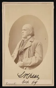 Chief Justice Collection: Portrait of Salmon Portland Chase (1808-1873), October 1864. Creator: Alexander Gardner