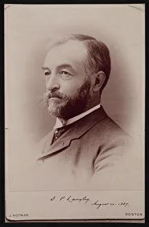 Portrait of Samuel Pierpont Langley (1834-1906), August 22, 1887. Creator: James Notman