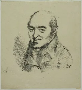 Denon Dominique Vivant Baron Prints: Portrait of Samuel Rogers, English Poet, 1816. Creator: Vivant Denon