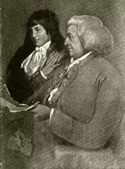 Elisabeth Mcclellan Gallery: Portrait of Samuel Shoemaker, in bobwig, and his son, 1789, (1937). Creator: Unknown