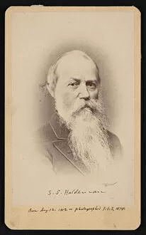 Philology Gallery: Portrait of Samuel Stehman Haldeman (1812-1880), February 5, 1874
