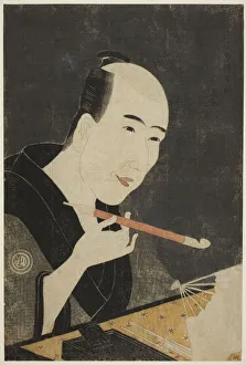 Hosoda Prints: Portrait of Santo Kyoden, the Master of Kyobashi (Edo hana Kyobashi natori)