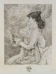 Bernhardt Prints: Portrait of Sarah Bernhardt (1844-1923)