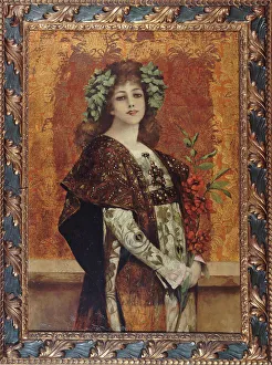 Chartran Theobald Prints: Portrait of Sarah Bernhardt (1844-1923)
