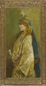 Portrait of Sarah Bernhardt as Roxanna in Adrienne Lecouvreur