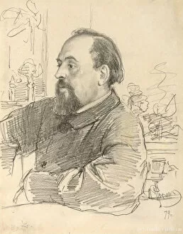 Portrait of Savva Ivanovich Mamontov (1841-1918), 1879