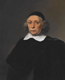 Ferdinand Boll Prints: Portrait of a Scholar, 1659. Creator: Ferdinand Bol
