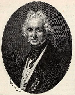 Rauch Prints: Portrait of the sculptor Christian Daniel Rauch (1777-1857)