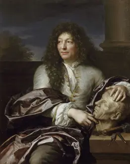 Revel Prints: Portrait of the sculptor Francois Girardon (1628-1715)