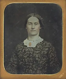 Portrait of a Seated Young Woman, about 1850-1855. Creator: William C North