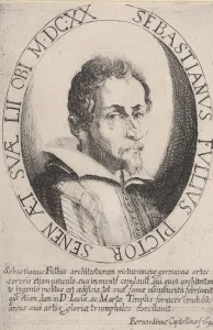 Bernardino Collection: Portrait of Sebastiano Fulli, 1634. Creator: Bernardino Capitelli