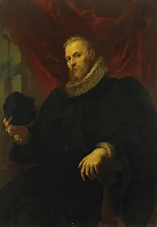 Neck Ruff Prints: Portrait of a Senator, 1669. Creator: Giovanni Bernardo Carboni