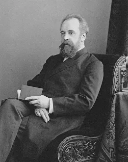 Sergei Lvovich 1819 1898 Gallery: Portrait of Sergei Mikhailovich Tretyakov (1834-1892), 1881
