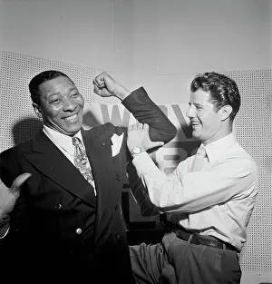 Messing About Prints: Portrait of Sid Catlett and Freddie Robbins