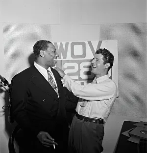 Radio Prints: Portrait of Sid Catlett and Freddie Robbins