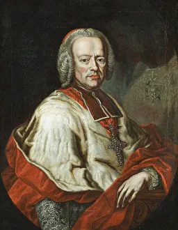 Portrait of Siegmund III Christoph Graf von Schrattenbach (1698-1771), Prince-Archbishop of Salzburg Creator: Anonymous