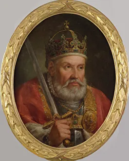 Bacciarelli Prints: Portrait of Sigismund I of Poland (1467-1548)