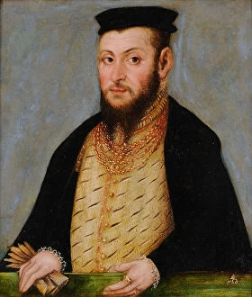 Oil On Tin Plate Gallery: Portrait of Sigismund II Augustus (1520-1572), King of Poland, c. 1565