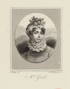 Portrait of the singer and composer Edmee Sophie Gail (1775-1819), ca 1819