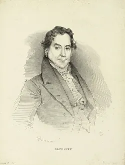 Portrait of the singer and composer Gioseffo Catrufo (1771-1851), 1830