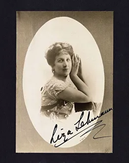 Lehmann Prints: Portrait of the singer and composer Liza Lehmann (1862-1918). Creator: Anonymous