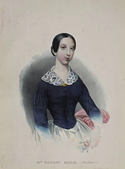 I Turgenev Memorial Museum Gallery: Portrait of the singer and composer Pauline Viardot (1821-1910), 1840s